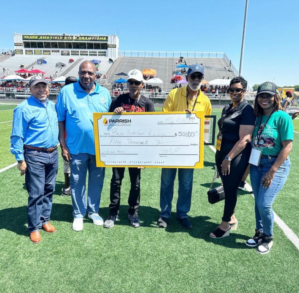 Dignitaries at inaugural Best Southwest Relays