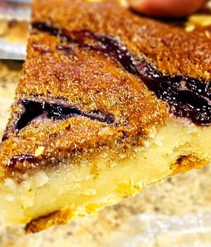 Mother Earth’s Blueberry Bean Pie