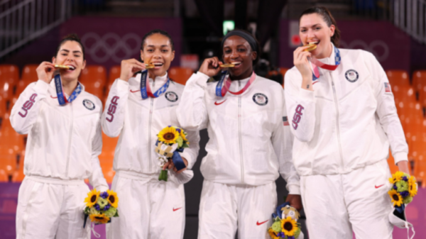 USA Olympics 3x3 Gold Medal Team