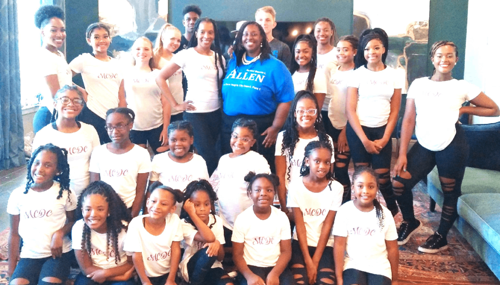 Councilwoman Shaunte L. Allen and Starfire MCDC Dance Group