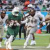 Eddie Tillman (33) breaks for a long gain against a weak BCU defense that could not stop the FAMU