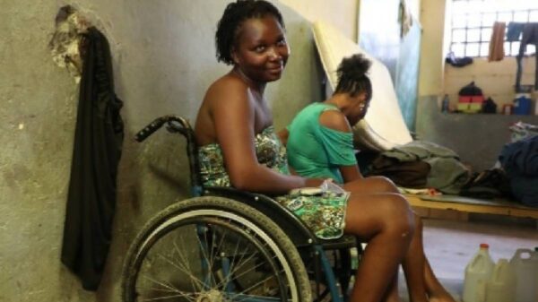 IOM_Monica Chiriac Judith, a 27-year-old mother of two suffered a spinal cord injury from a gunshot wound.