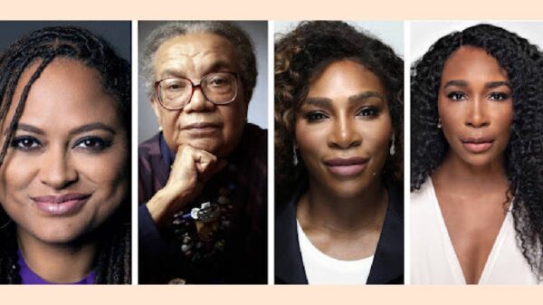 Ava DuVernay, Marian Wright Edelman, and serena and Venus Williams