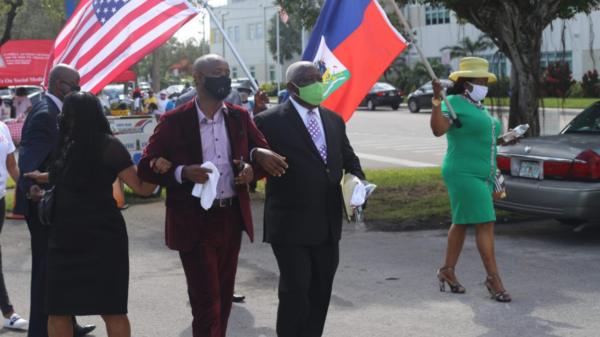 Members of Miami's Haitian community