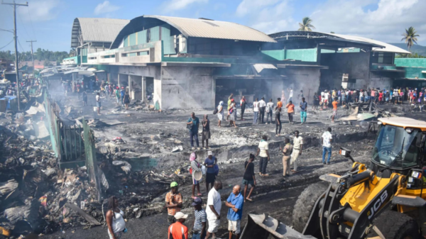 Beaudouin Market after firefighters killed