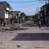 A nearly empty street in Martissan