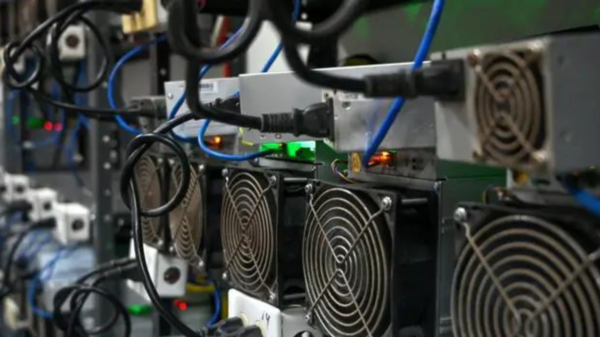 Cryptocurrency mining machines