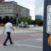 Push button for crosswalk