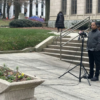 A press conference calling for updates on the Atlanta Child