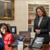 Joe Biden and Cherelle Griner