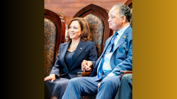 Vice President Kamala Harris and Rev. Jesse Jackson