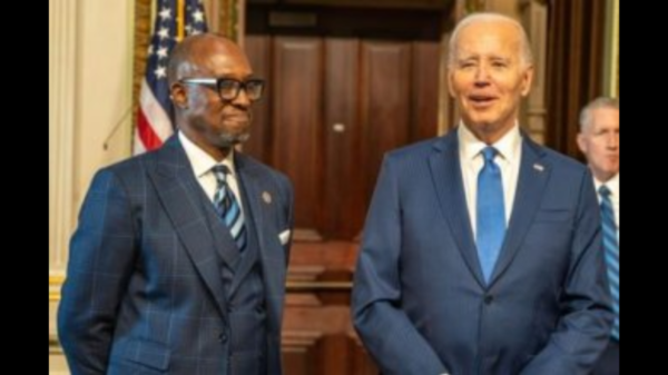 Ron Busby with President Biden (1)