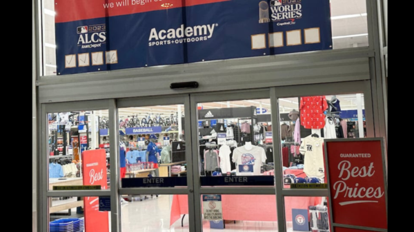 An employee at Academy Sports & Outdoors