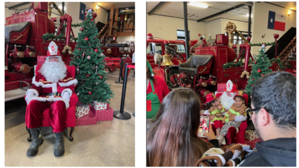 Dallas Firefighter's Museum hosts Santa at the Station