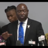 Attorney Ben Crump speaks to reporters Tuesday July 23, 2024, Photo Credit NPR, Illinois