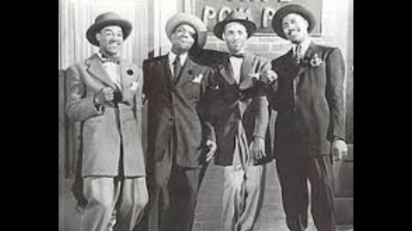 Black men in zoot suits in the 1940s