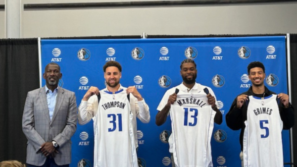 Mavs Assistant GM Michael Finley and new Ma ... mpson, Naji Marshall and Quentin Grimes