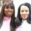 First Lady, Shalonda Dulin, of Central Pointé Church of Christ shares a quiet moment with keynote speaker Mikki Taylor after her speech for the Women’s Day Program.