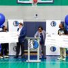 For Oak Cliff Accepts $100,000 check presentations from Dallas Mavericks