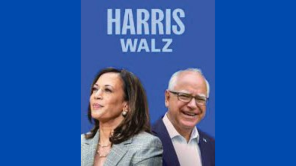 Harris and Walz together