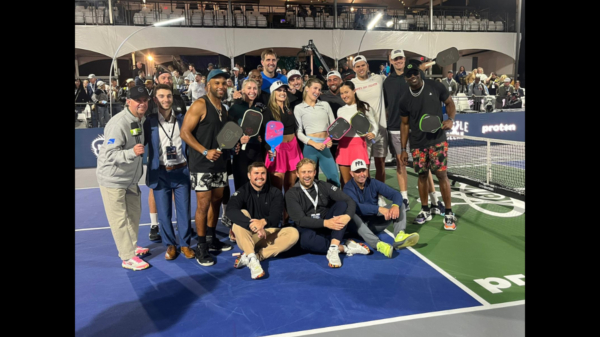 Celebrities at the Pickleball World Championship Celebrity Showdown