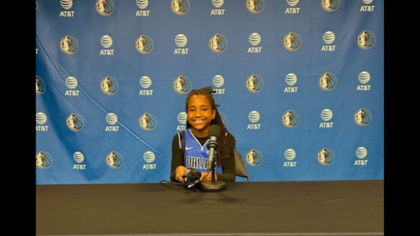 Mavs Kid Reporter Sarai Stokes-Mitchell